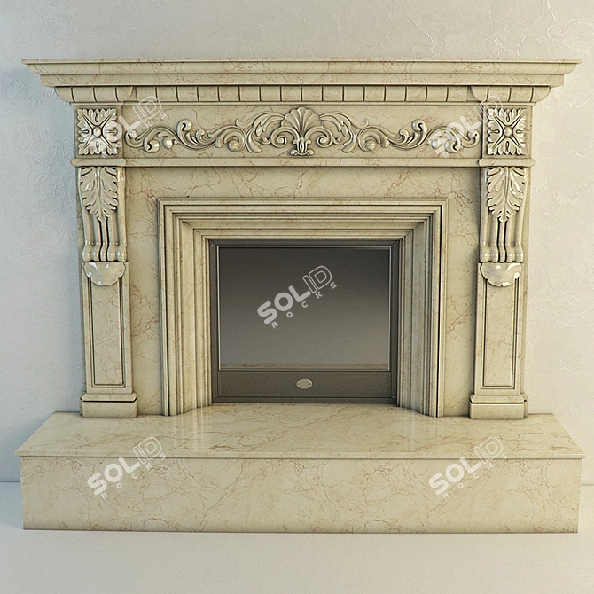 Classic Fireplaces 3D model image 2