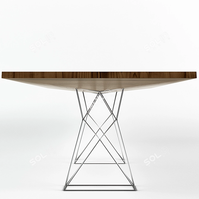Modloft Curzon Dining Table 3D model image 1