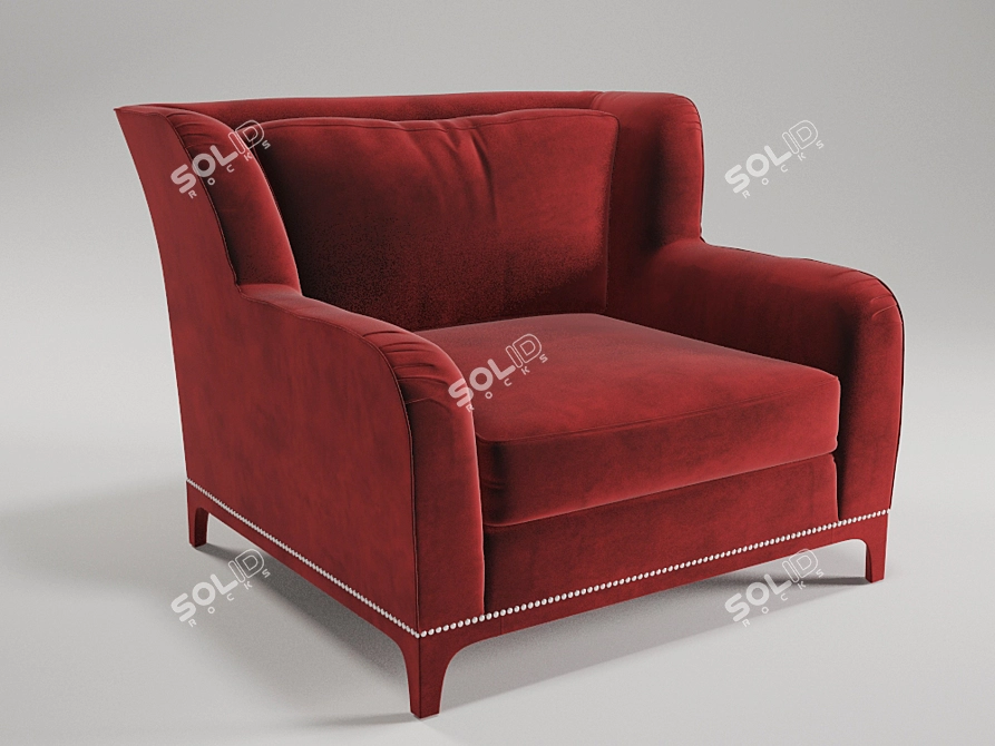 Elegant SAINT BABILA Bergere 3D model image 1