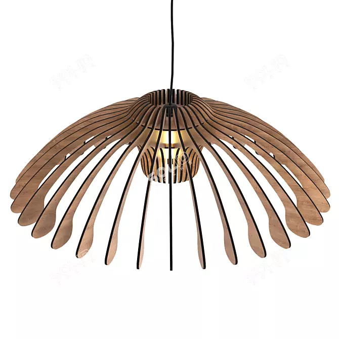 Blossom Pendant Light 3D model image 1