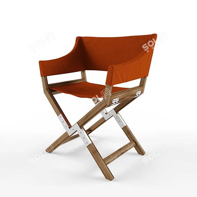Foldable DePadova Sundance Chair 3D model image 2
