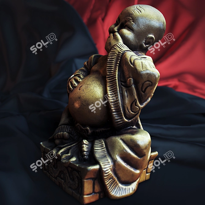 Smiling Buddha: Zen for Your Space 3D model image 2
