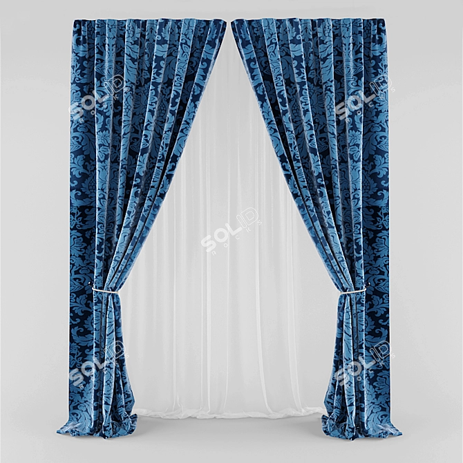 Velvet Classic Blinds 3D model image 1