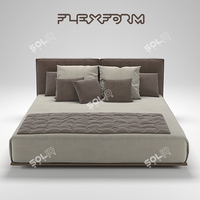 Grandemare Flexform: Ultimate Comfort for Your Bedroom 3D model image 2