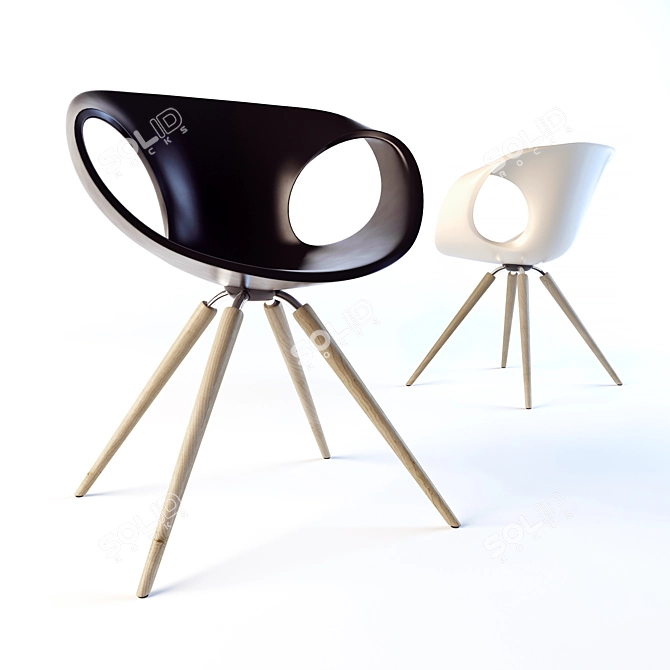 Elevate your seating: Up Chair 3D model image 1