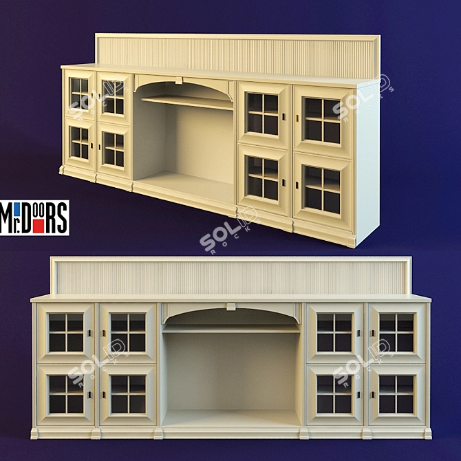 Timeless Elegance: Mr.Doors Chest 3D model image 1