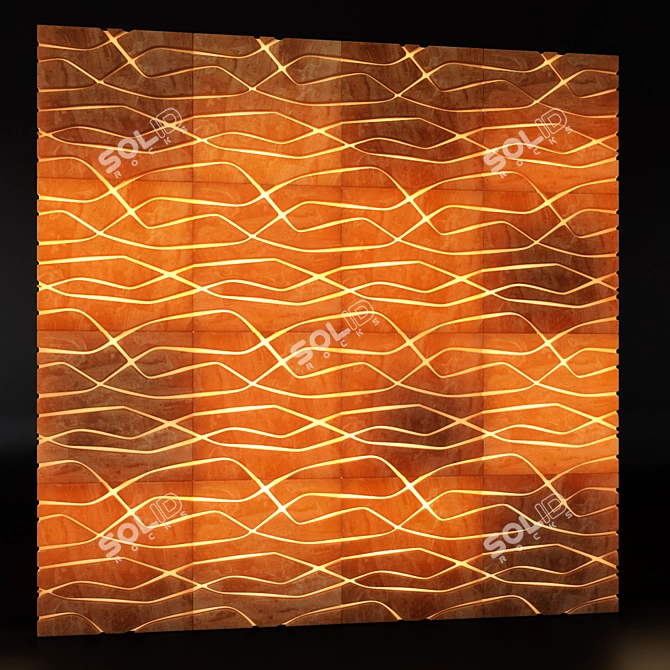 Le Pietre Luminose 3D Decor Panel 3D model image 1