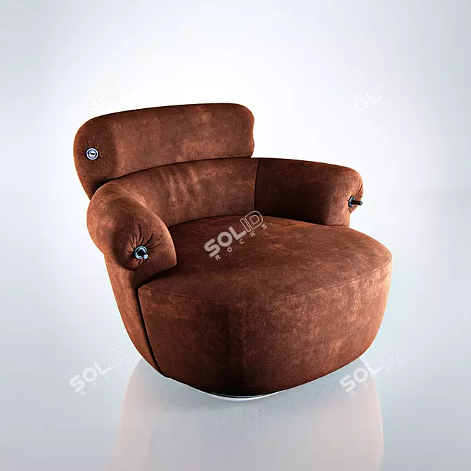 Elegant P20 TORO Chair 3D model image 1
