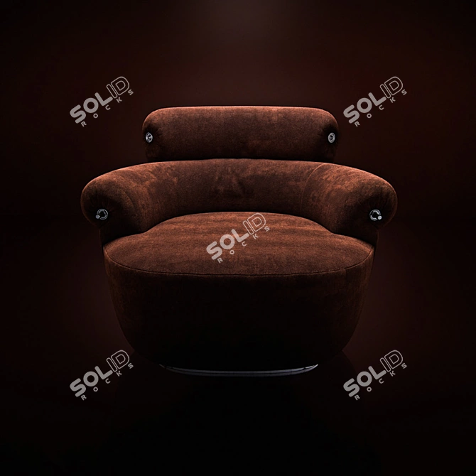 Elegant P20 TORO Chair 3D model image 2