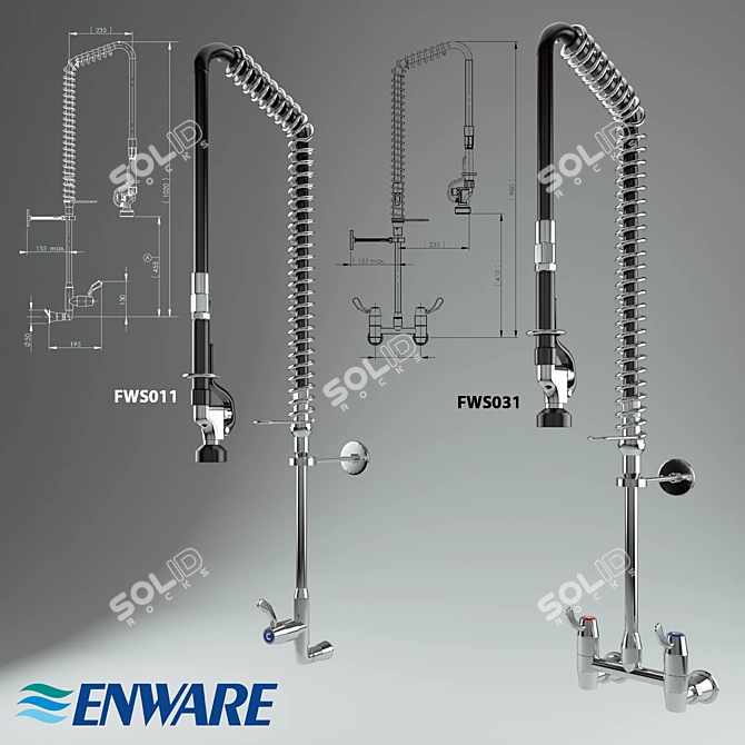Enware Mixer: Efficient & Reliable 3D model image 1