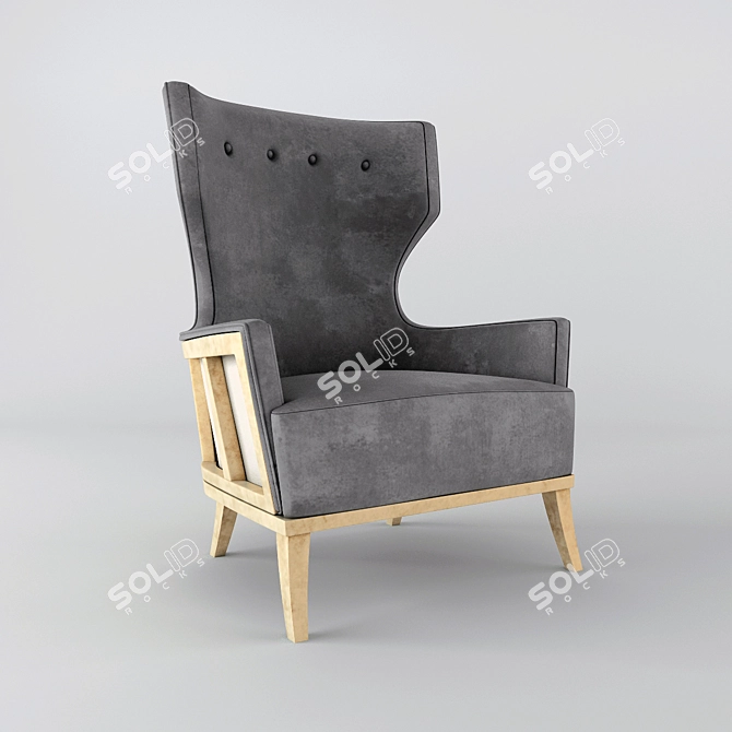 Gonçalo Campos' Dreamy Armchair 3D model image 1