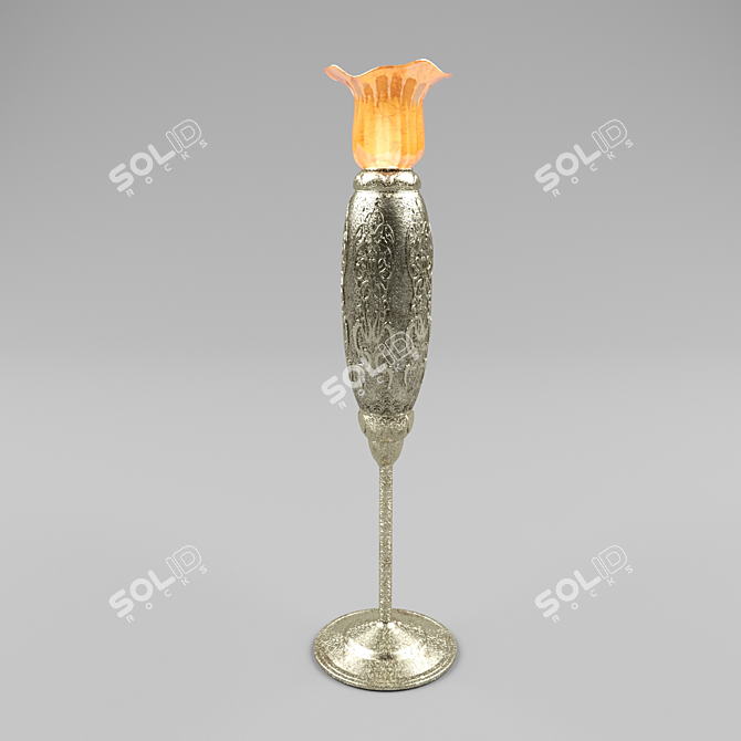 Moroccan Magic: Floor Lamp 3D model image 1