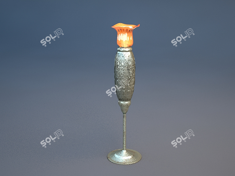 Moroccan Magic: Floor Lamp 3D model image 2