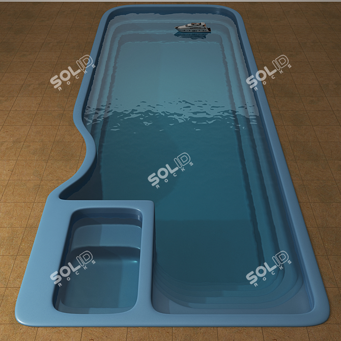 Prime AquaFit Pool 3D model image 2