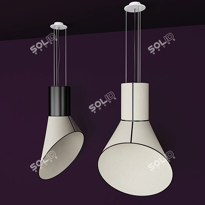 Cargo Pendant Light - Elegant and Stylish 3D model image 1