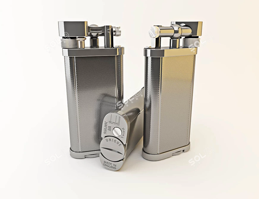 Elegant Dunhill Lighter 3D model image 1