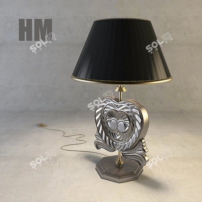 Heart of Hercules Table Lamp 3D model image 1