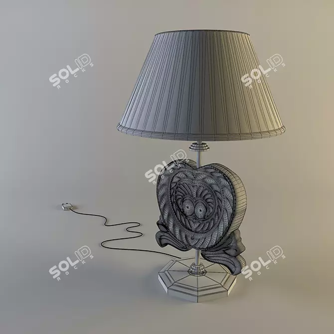 Heart of Hercules Table Lamp 3D model image 2