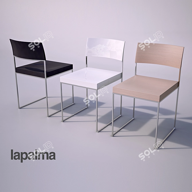 Modern Comfort: Lapalma Cubacubico Chair 3D model image 1