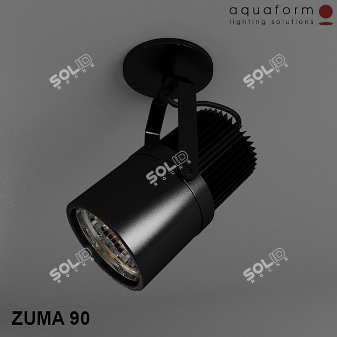 Sleek Spotlight: ZUMA 90 3D model image 1