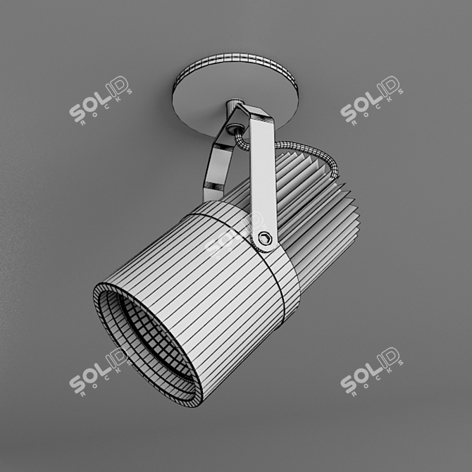 Sleek Spotlight: ZUMA 90 3D model image 2