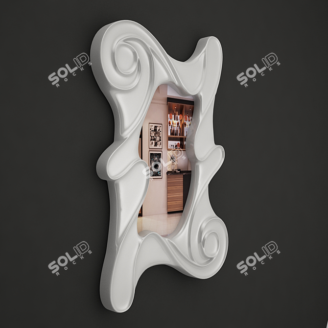 Modern Abstract Frame 3D model image 2