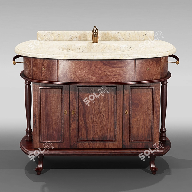 Antica Firenze Classical Vanity - Tiffany World 3D model image 1