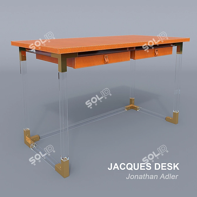 Modern Workspace Solution 3D model image 1