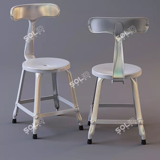 Samson Chair: Elegant Comfort and Durability 3D model image 1