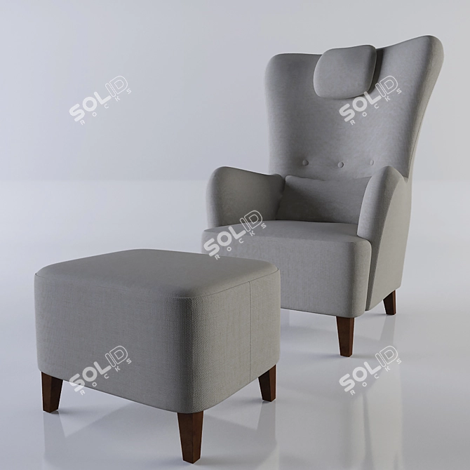 Lounge Armchair
Classic, Textured, Fireplace/Tv Zone  43,000 Polygons 3D model image 1