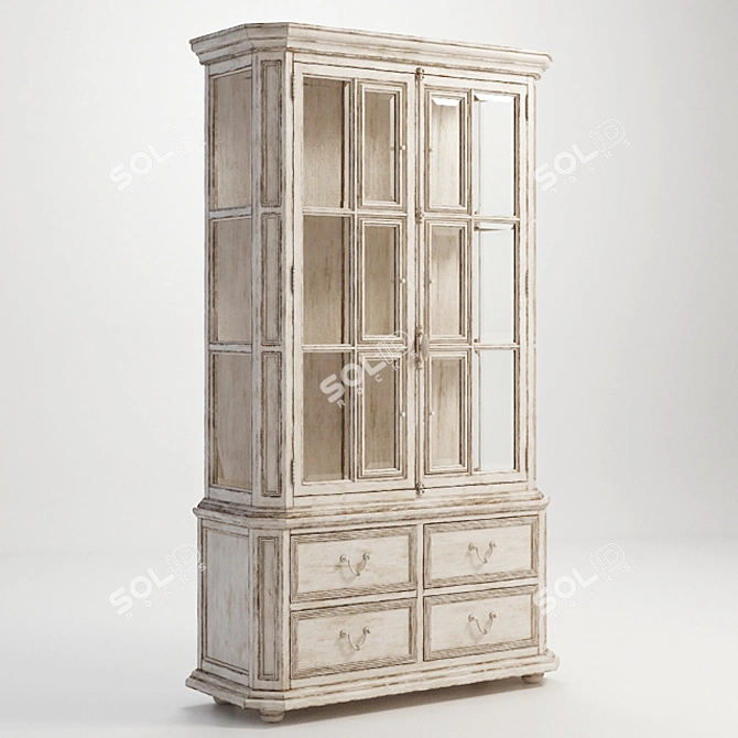 Olmedo Cabinet - Stylish and Spacious Storage Solution 3D model image 1