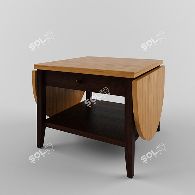 ARKELSTORP - Classic Style Console Table 3D model image 1