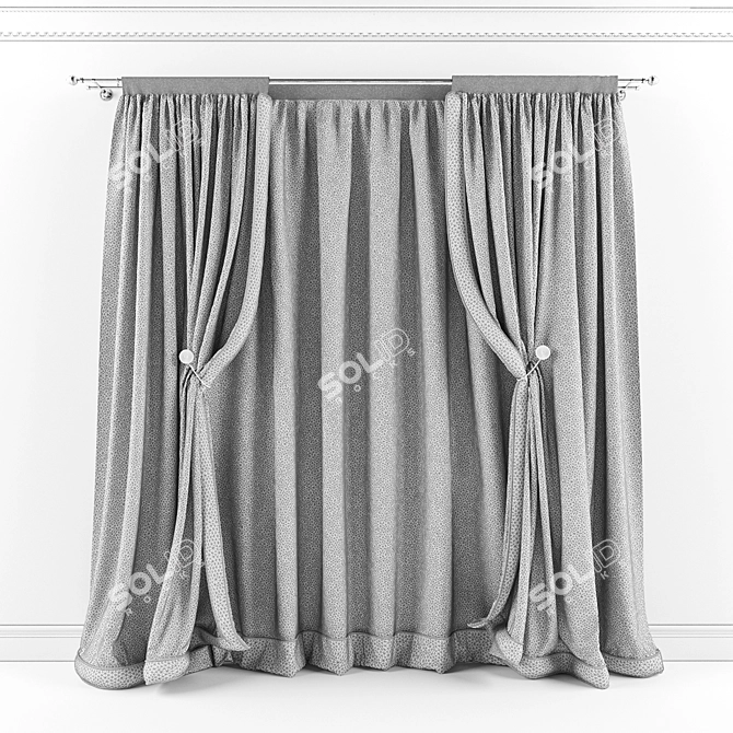 Clip-It Curtains 3D model image 2