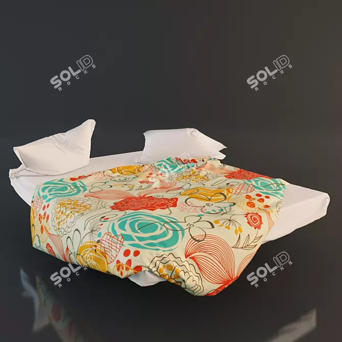 CozyDreams Bedding Set 3D model image 1