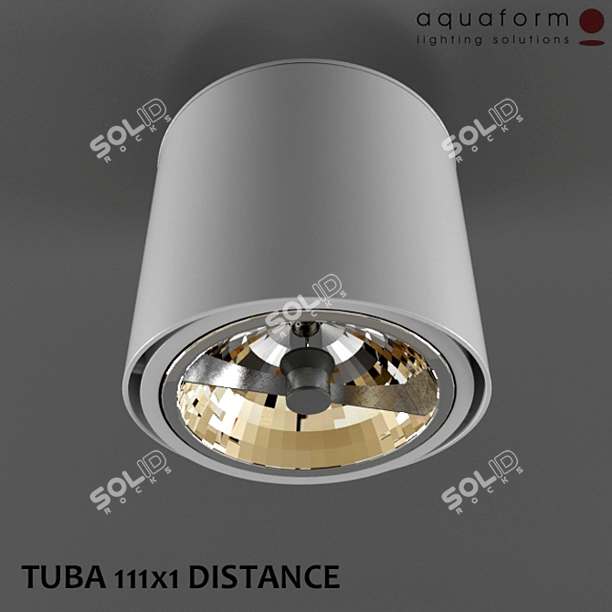 Aquaform Lamp Collection: TUBA Series 3D model image 2