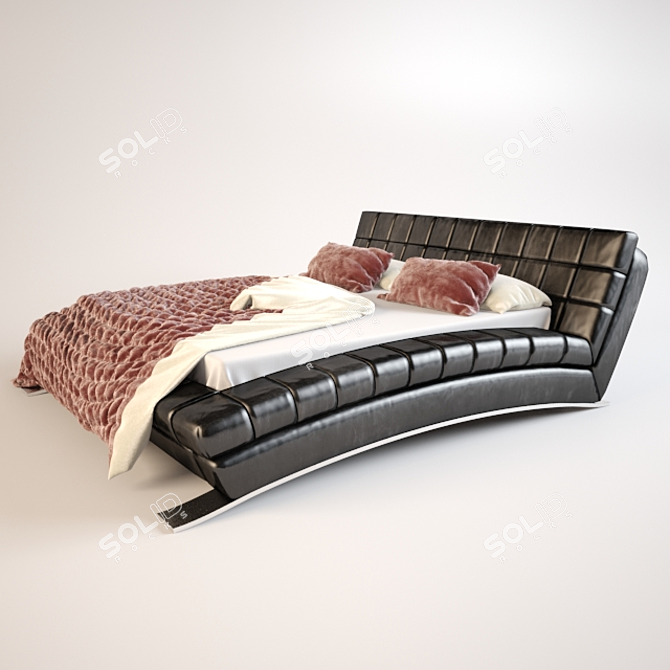 Tokyo Bed B2032 (258x220x90 cm) 3D model image 1
