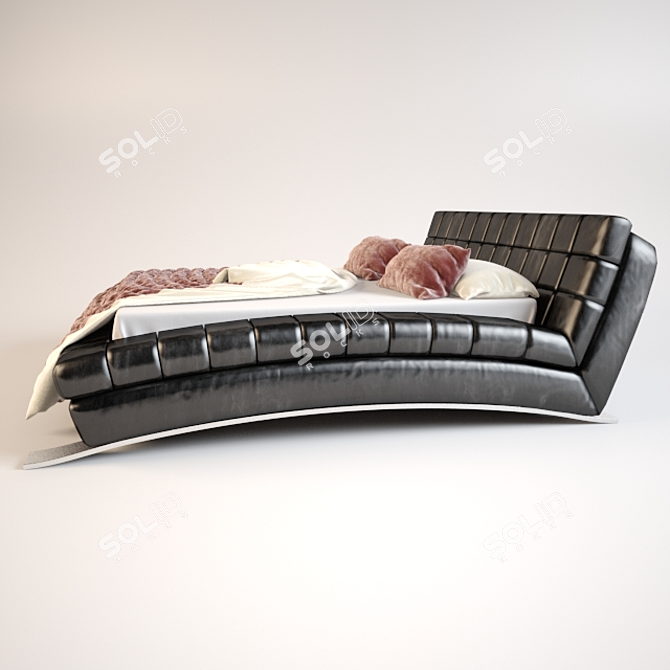 Tokyo Bed B2032 (258x220x90 cm) 3D model image 3