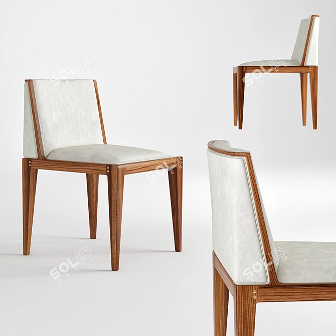 Elegant Malibu Chair: Morellato 3D model image 1