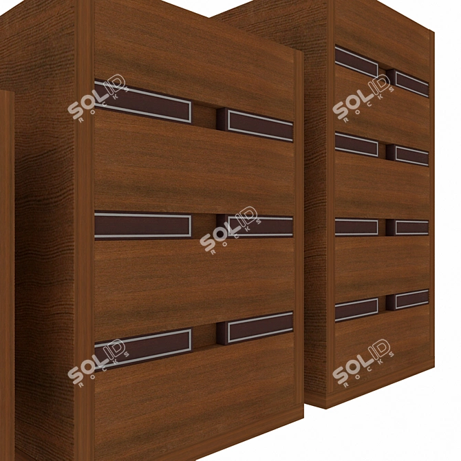  Mingmeixuan Chests - Elegant Storage Solutions 3D model image 3