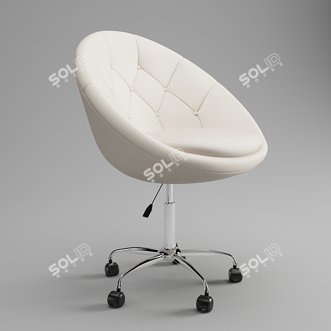 Luxury Leather Chair 3D model image 3