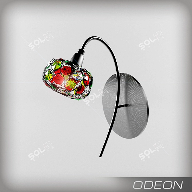 Odeon CREA COLOR 1W Wall Sconce 3D model image 1