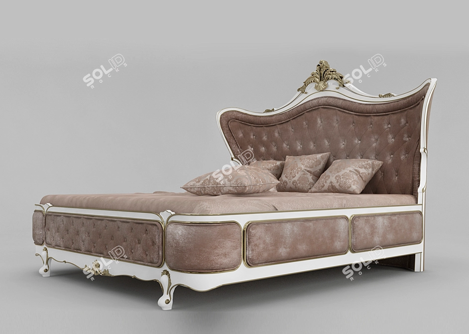 Faberge 180 Bed with Lattice 3D model image 1