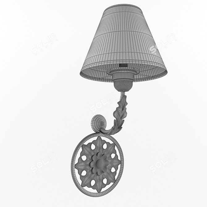 BLANC D'IVOIRE Mila Wall Sconce 3D model image 2