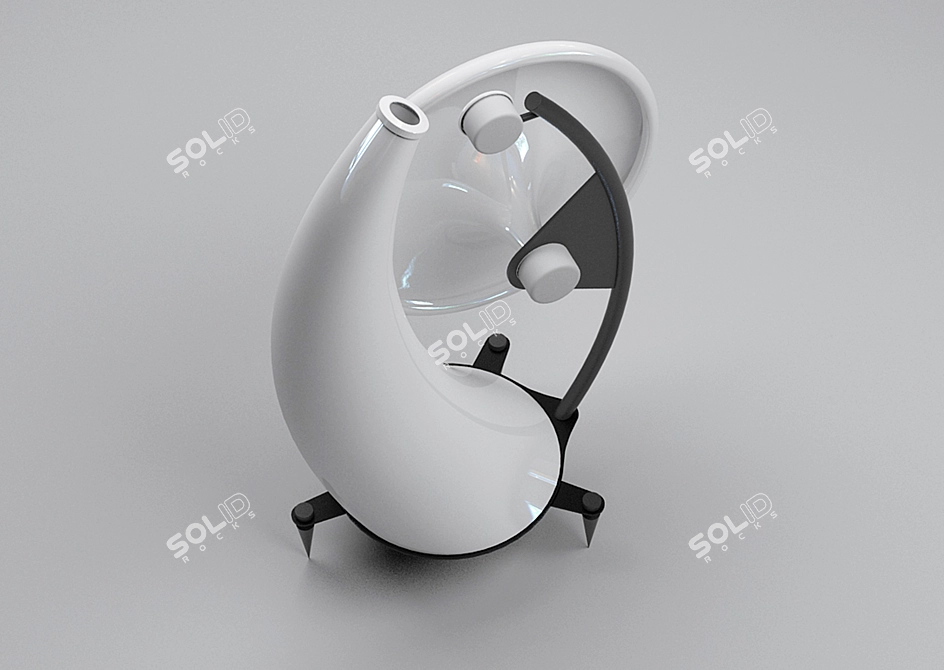 Powerful Horn Speaker Install 3D model image 2