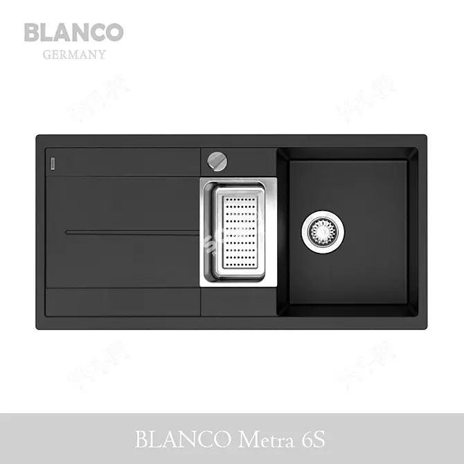 Blanco Metra 6S: Stylish Kitchen Sink 3D model image 1