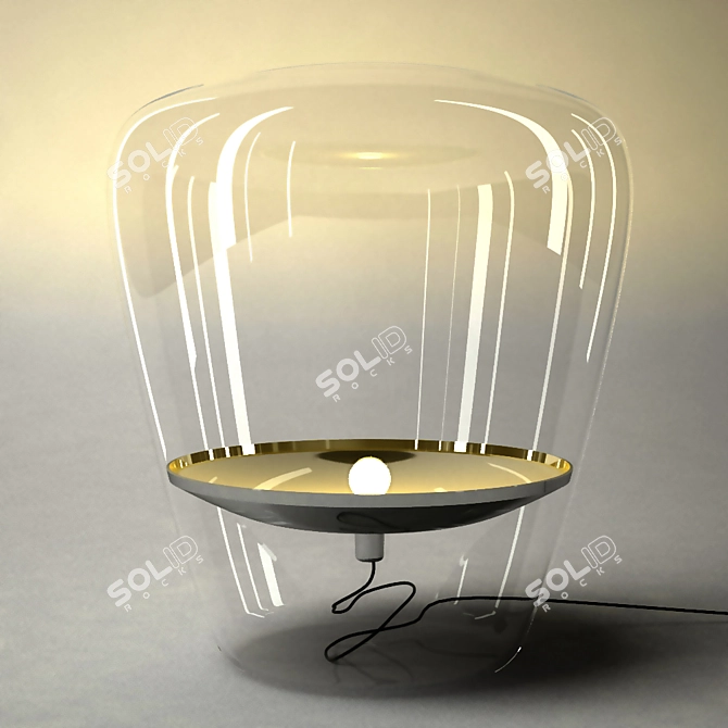 Elegant Standing Lamp by Brokis 3D model image 1