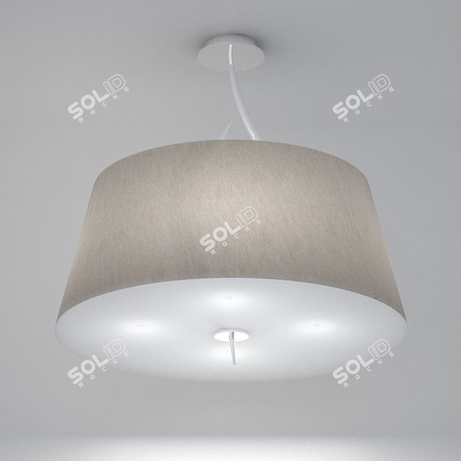 Elegant Illumination: Mantra 1908 Chandelier 3D model image 1