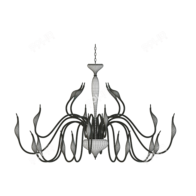 Lightstar Italian Ceiling Light 3D model image 2