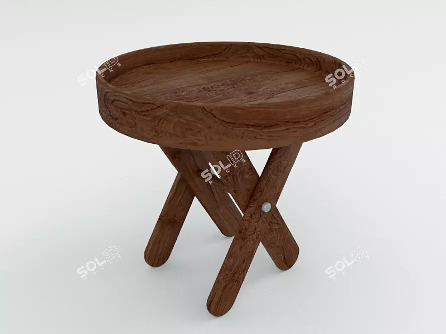 Modern Minimalist Coffee Table 3D model image 1
