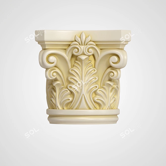 Elegant 3DMax Vray Capital 3D model image 2